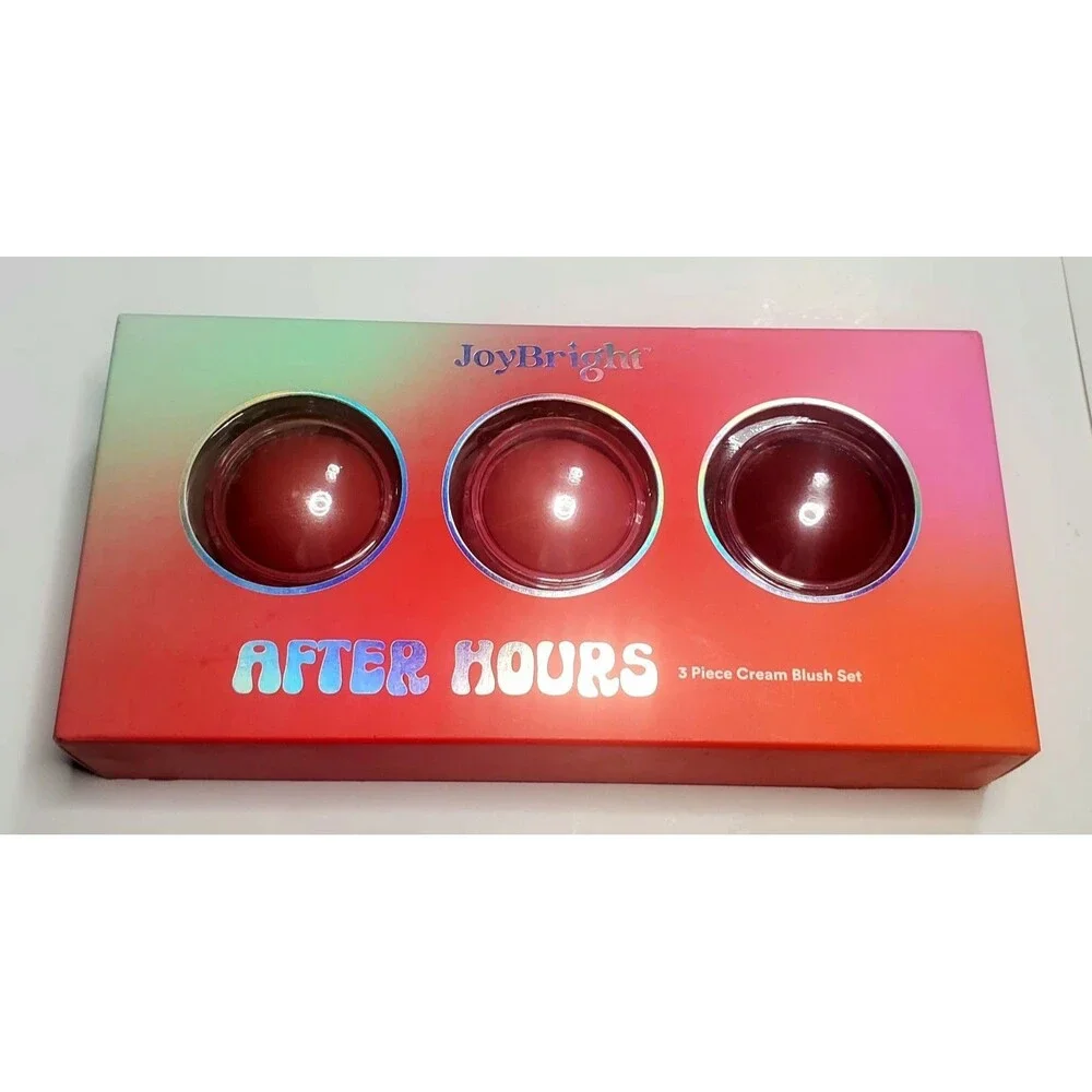 NIB JoyBright by Ulta Beauty After Hours Cream Blush Trio Disco Glow Set